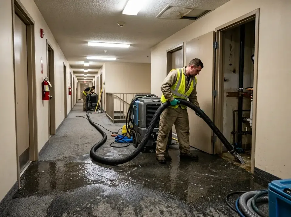 multi-unit-apartment-hallway-f-005 — frequently asked questions, Emergency Burst Pipe Water Extraction & Removal in Langley…